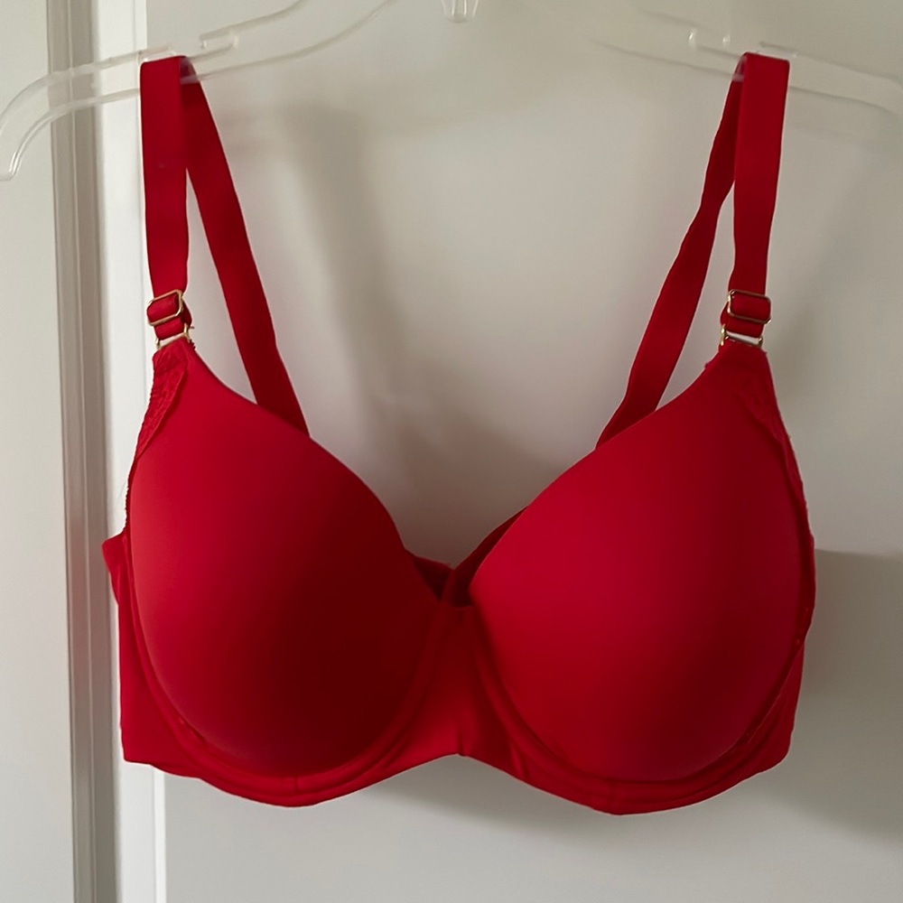 Red Soma underwire bra